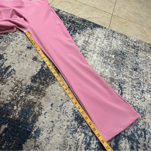 Zara Pink Pull-On Flared Dress Pants Size Large - Picture 8 of 9